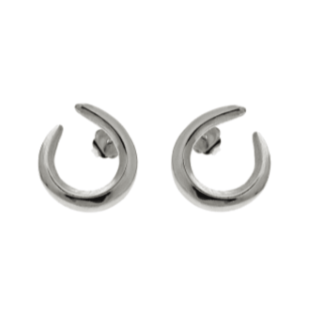 Split Frontal Mini Hoop Earrings