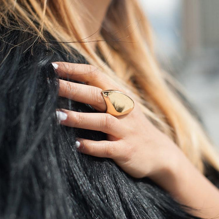Osiris Shield Silver Ring