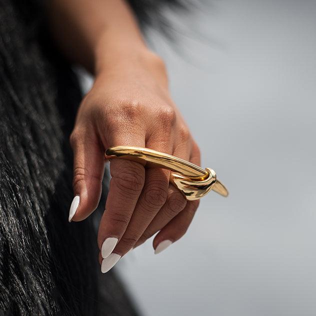 HORUS Hook Ring 18K