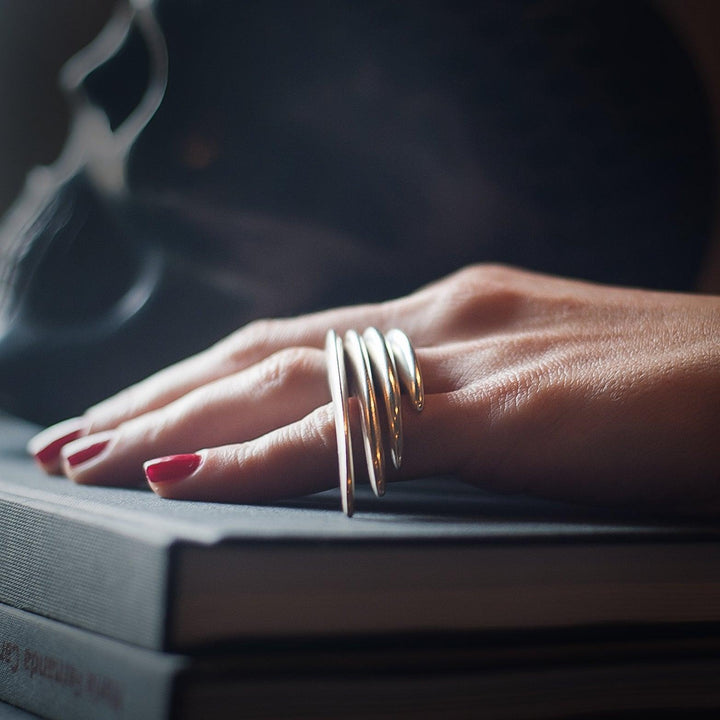 XLarge Slice Ring Silver