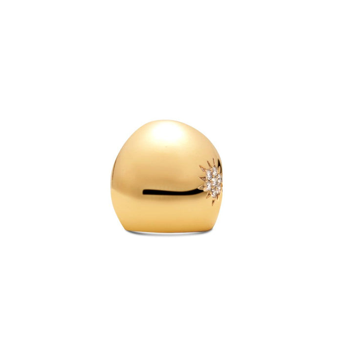 Solar Diamond Ear-cuff 18K