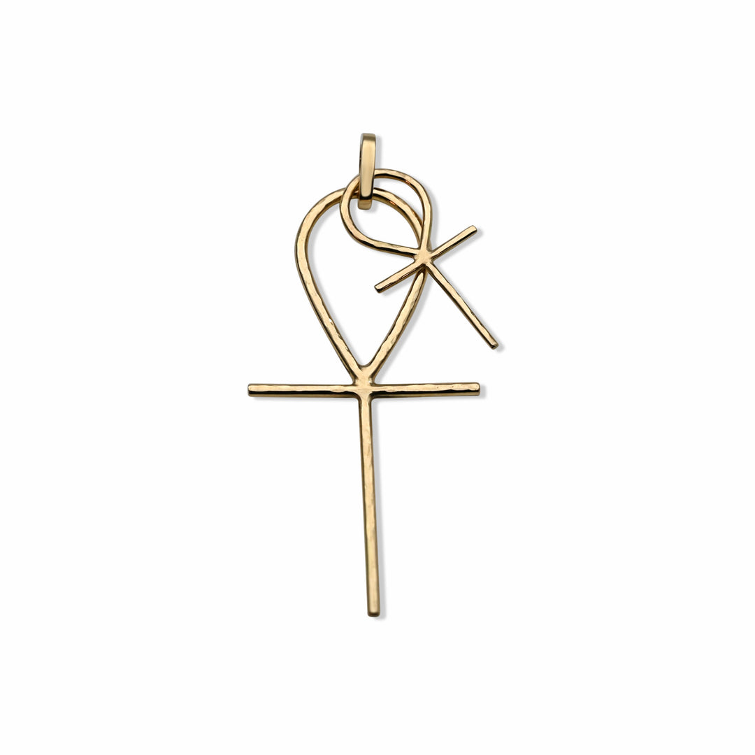 Ankh Set 14K Gold
