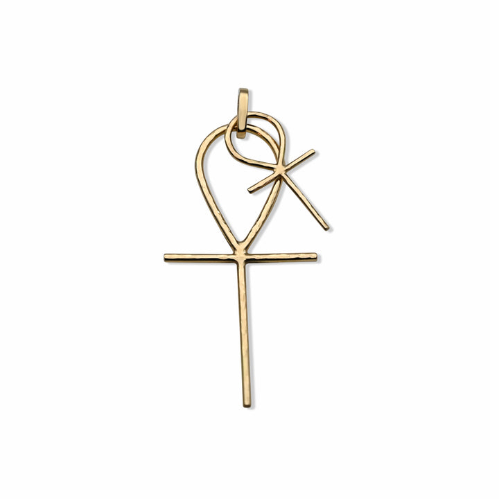 Ankh Set 14K Gold