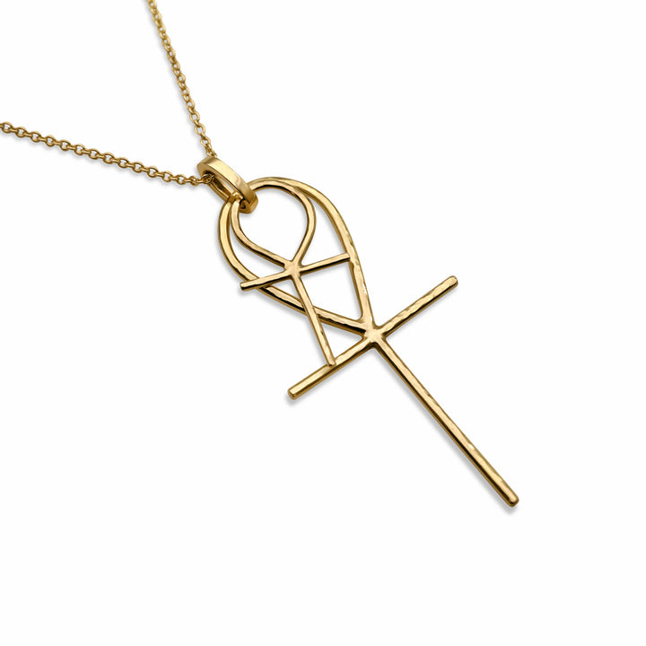 Ankh Set 14K Gold
