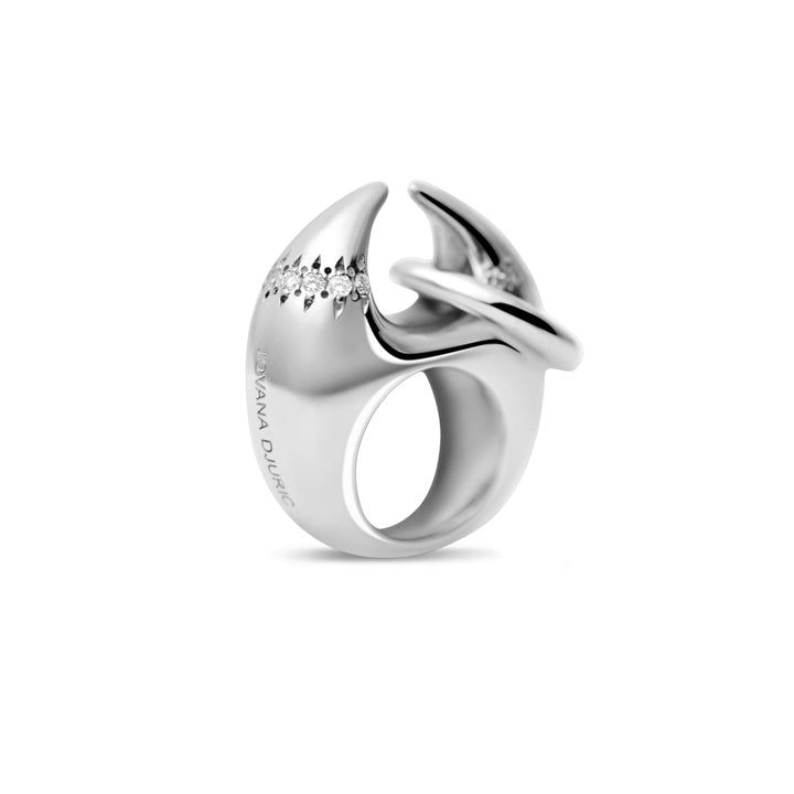 Horus Diamond Ego Pincher Ring