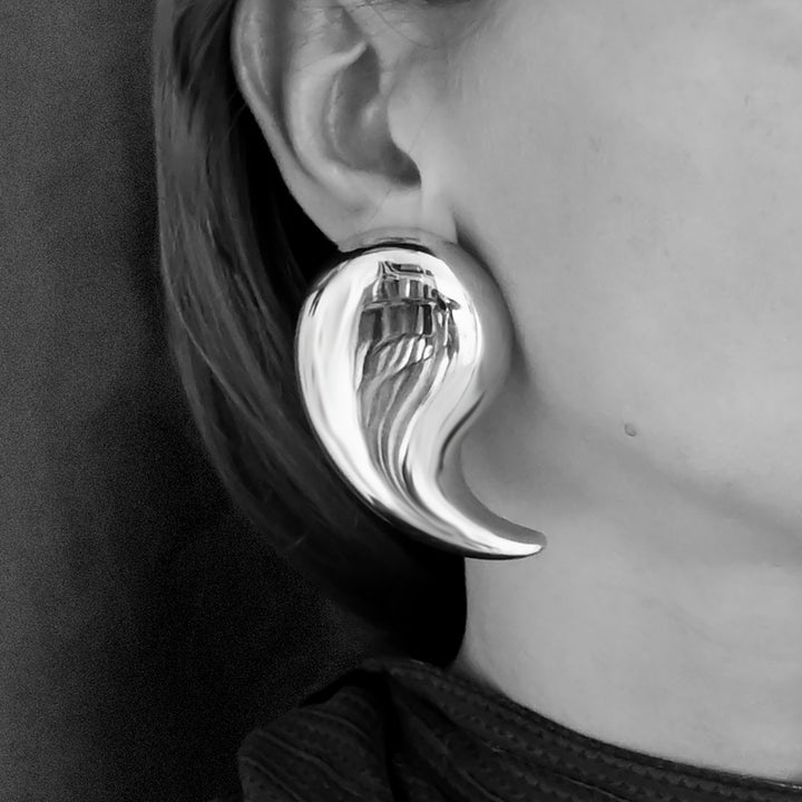 Dream Earrings XL Silver