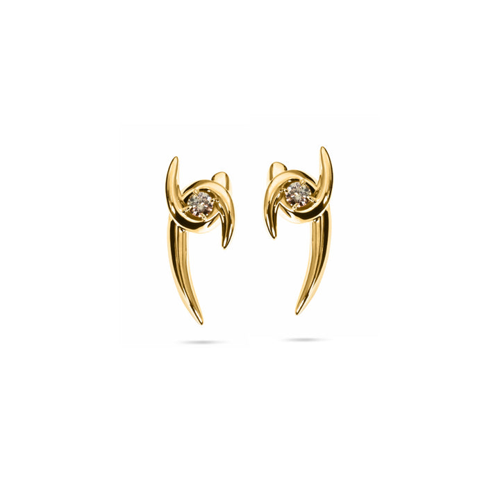 Interlock Desert Diamond Earrings