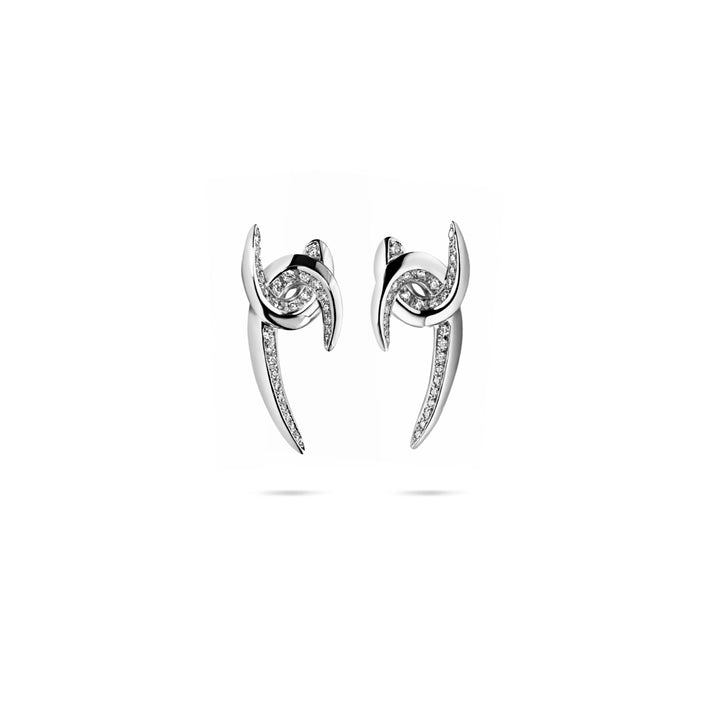 Interlock Pave Earrings