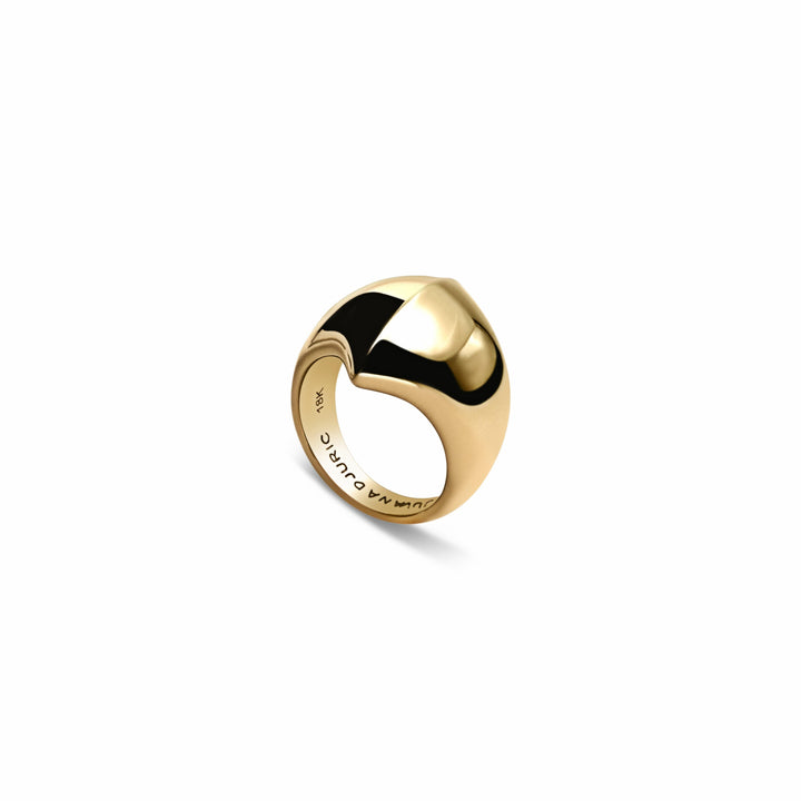 Kiss Signet Ring 18K