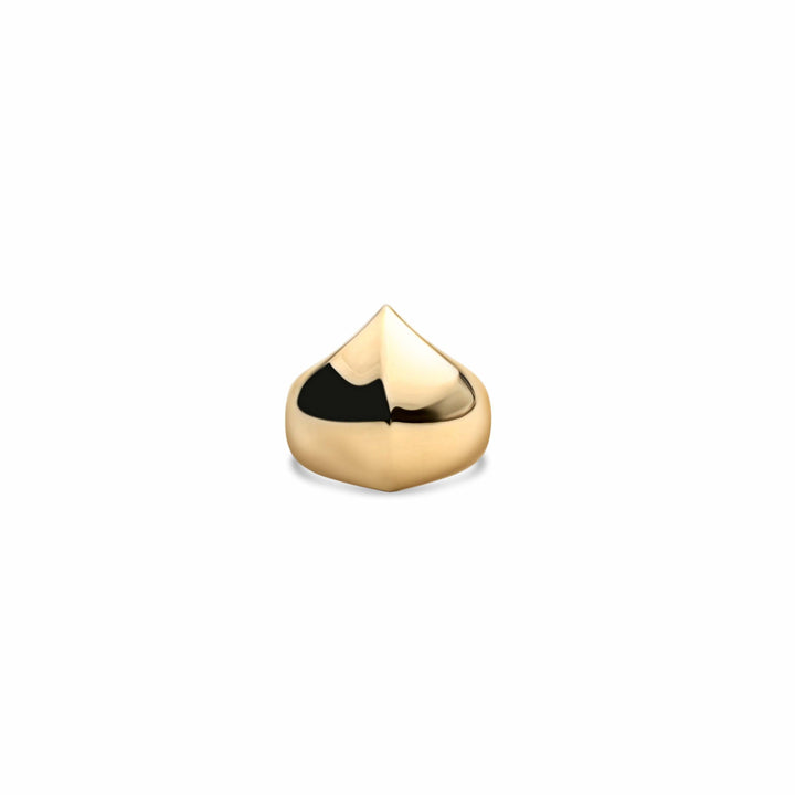 Kiss Signet Ring 18K