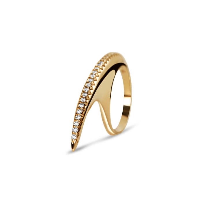 Medium Slice Rings 18K
