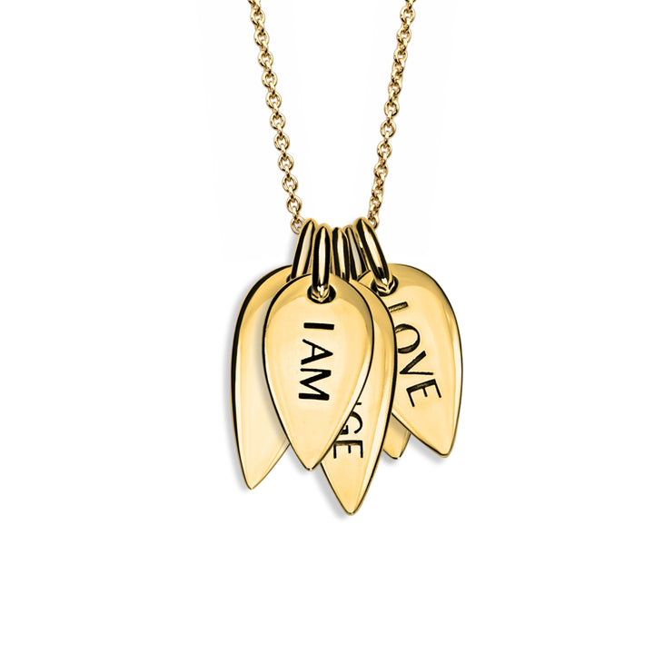 Small Seeker Seed Pendant 18K Plated