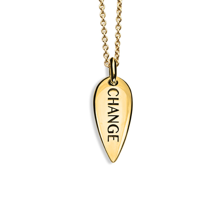 Medium Seeker Seed Pendant 18K Plated