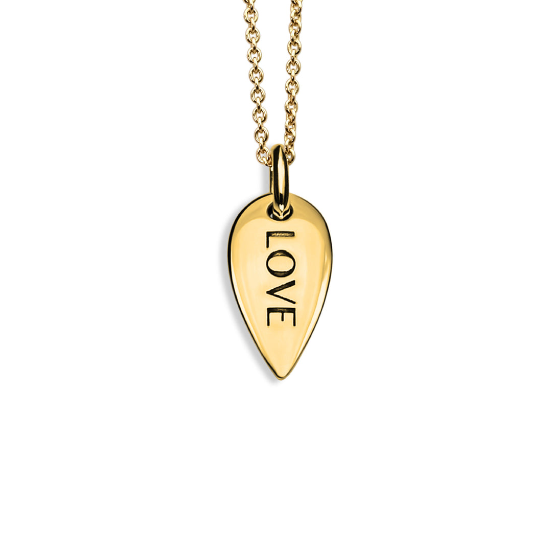 Small Seeker Seed Pendant 18K Plated