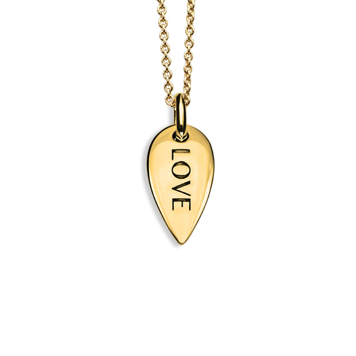 Small Seeker Seed Pendant 18K Plated