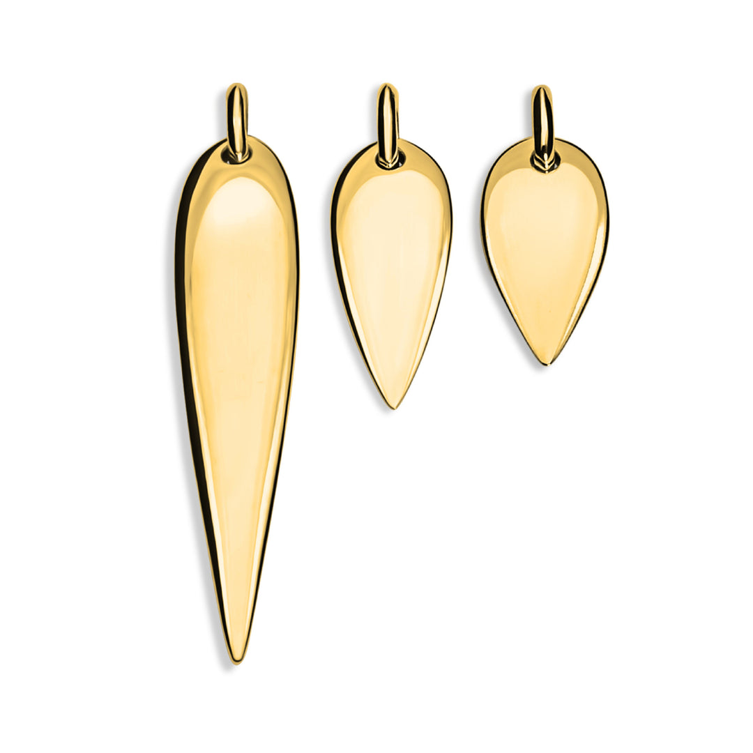 Medium Seeker Seed Pendant 18K Plated