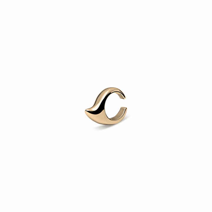 Small Crescent Ear Cuff 18K Plated