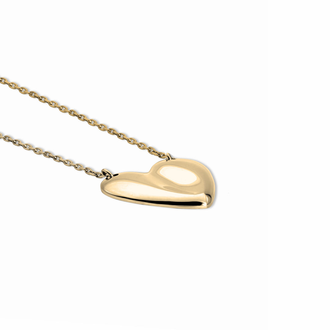 Small Love Pendant Necklace 18K Plated