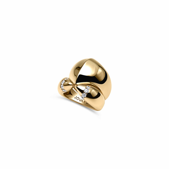 Kiss Signet Ring 18K