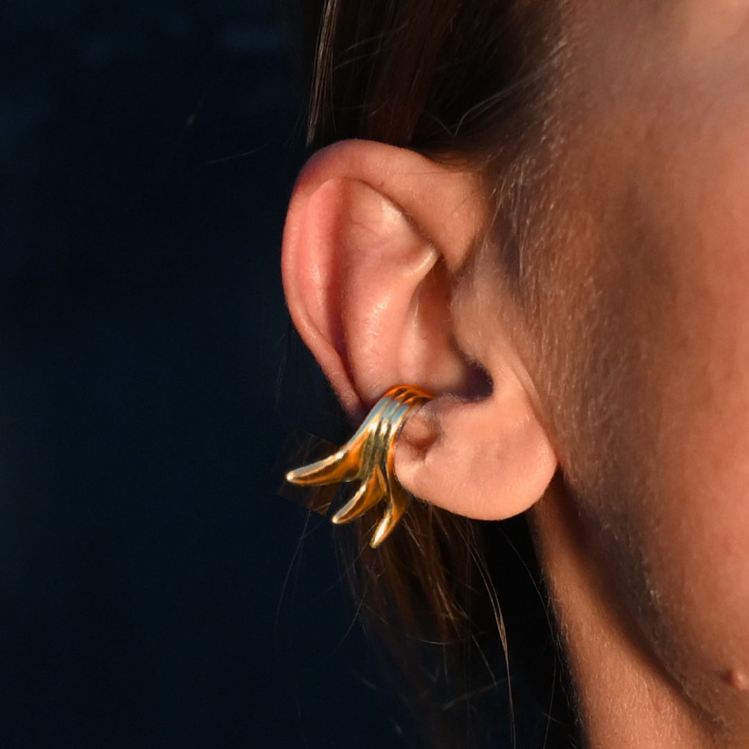 Winged Ear Cuff 18K Plated