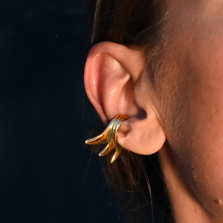 Winged Ear Cuff 18K Plated