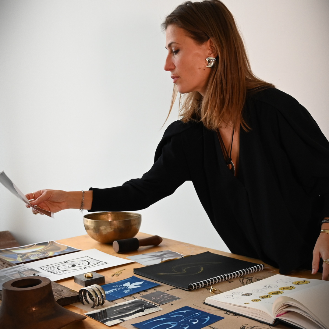 Large Vortex Earrings