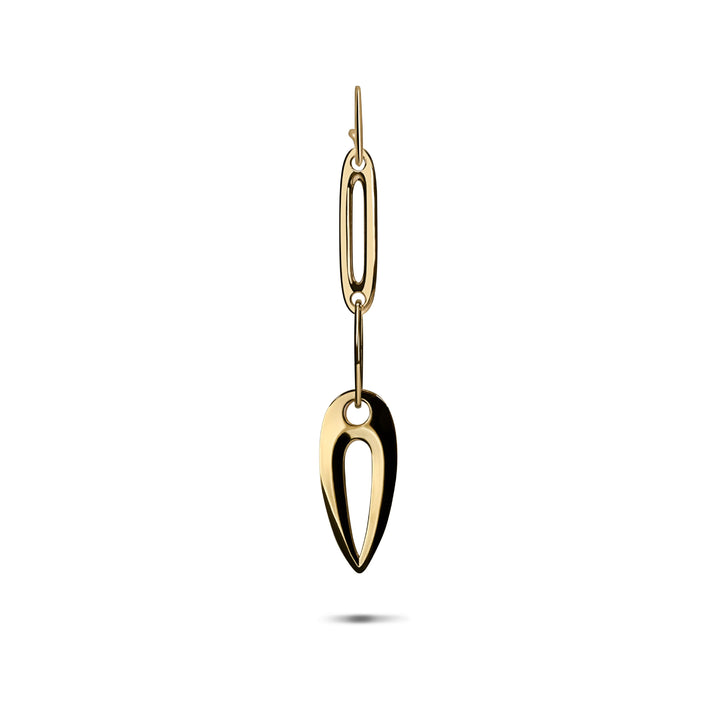 Totem Pendant Earring in 18K Gold