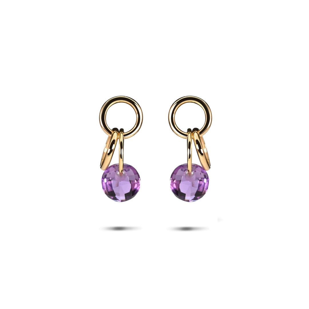 Mini Charmer Earrings in 18K Gold