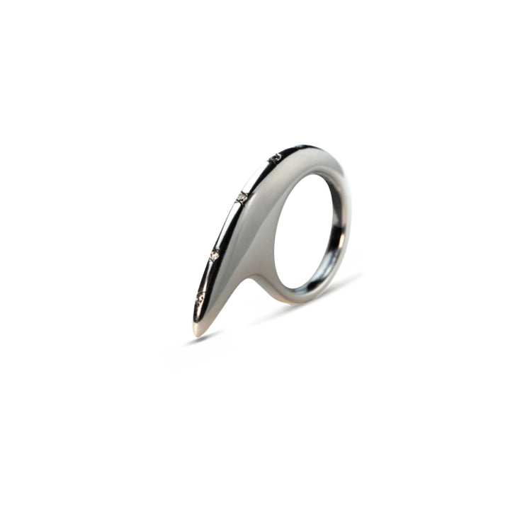Small Sprinkle Slice Silver