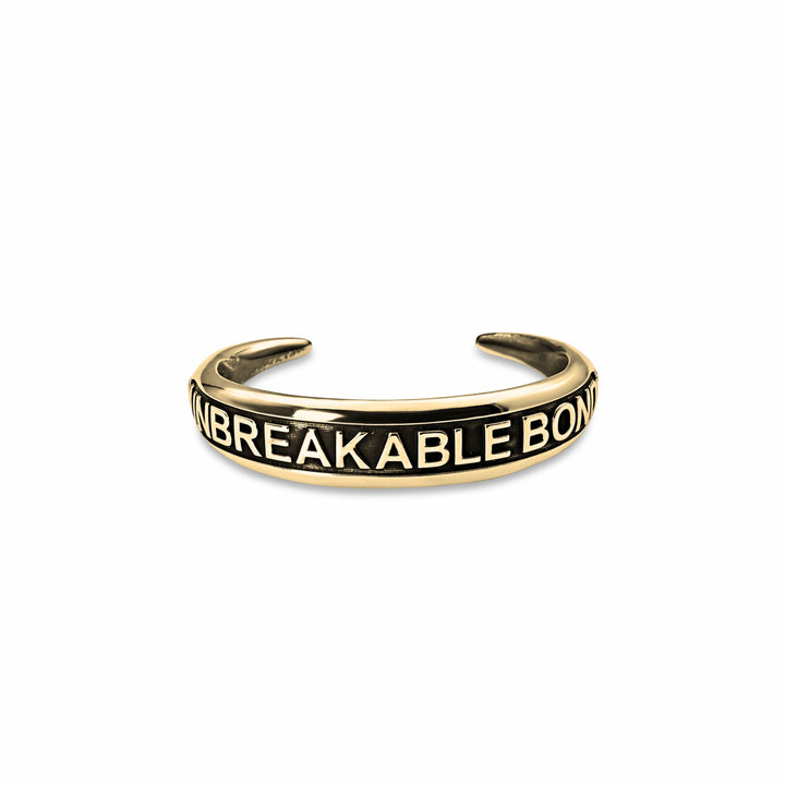 Unbreakable Bond Cuff Gold Bronze
