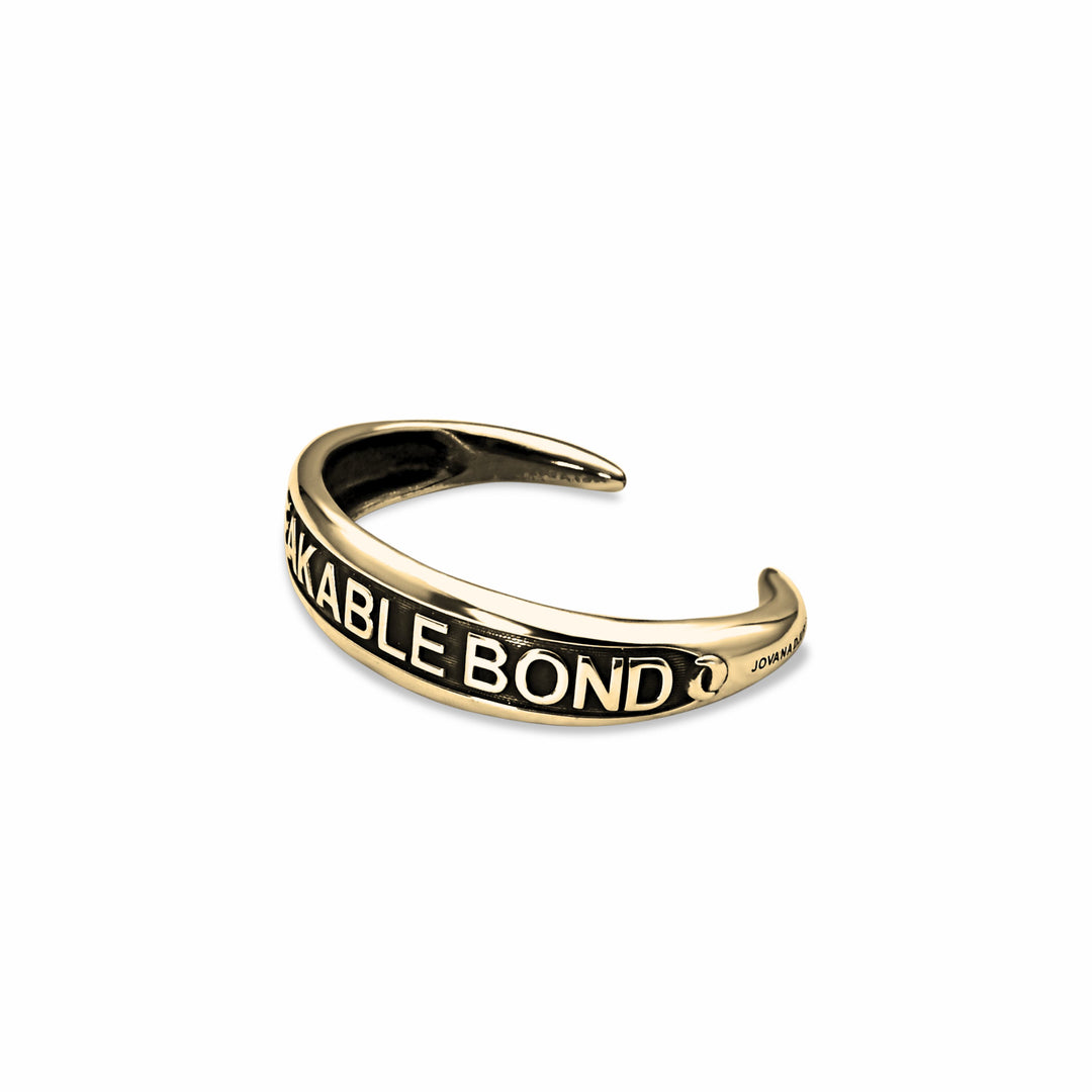 Unbreakable Bond Cuff Gold Bronze