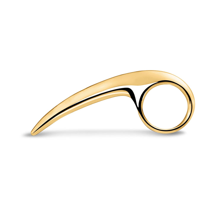 XLarge Slice Ring Gold Bronze