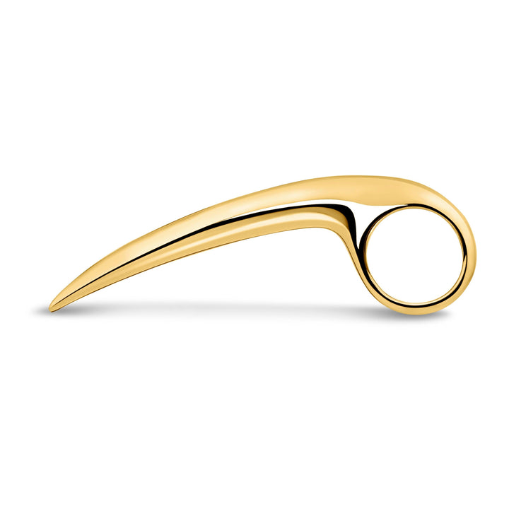 XXLarge Slice Ring Gold Bronze