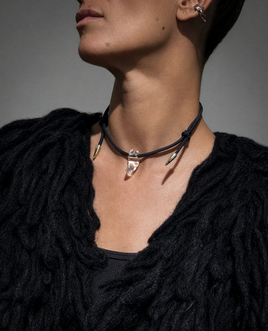 Eager Seed Rock Necklace