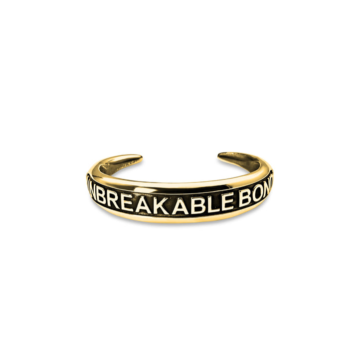 Unbreakable Bond Cuff Gold Bronze