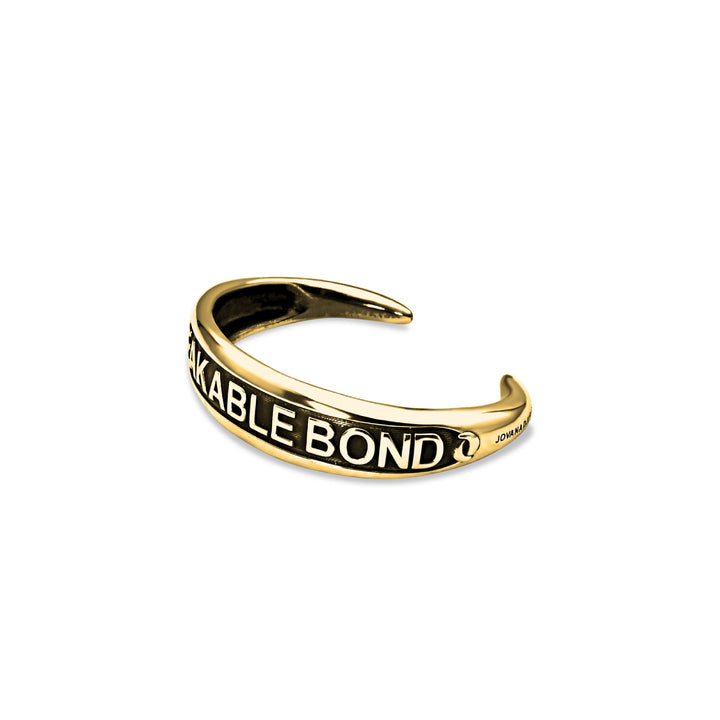Unbreakable Bond Cuff Gold Bronze