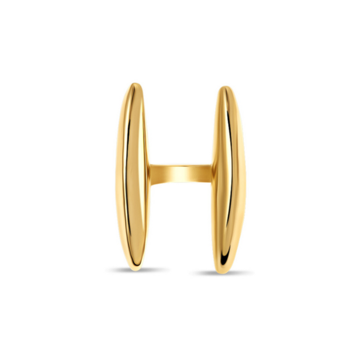 Crevice Ring No.1 Gold Bronze
