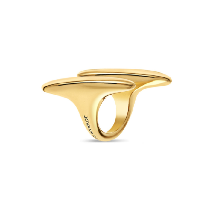 Crevice Ring No.1 Gold Bronze