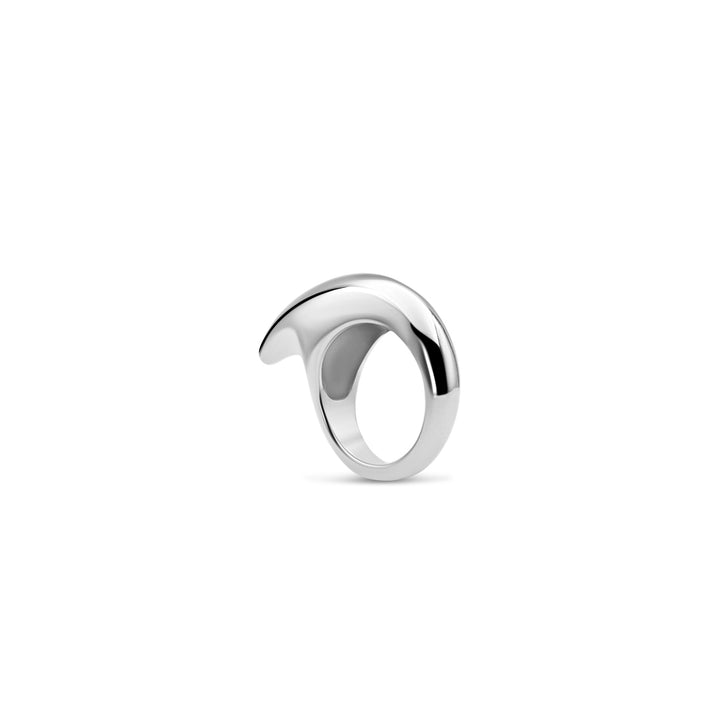 Medium Crescent Ring Silver