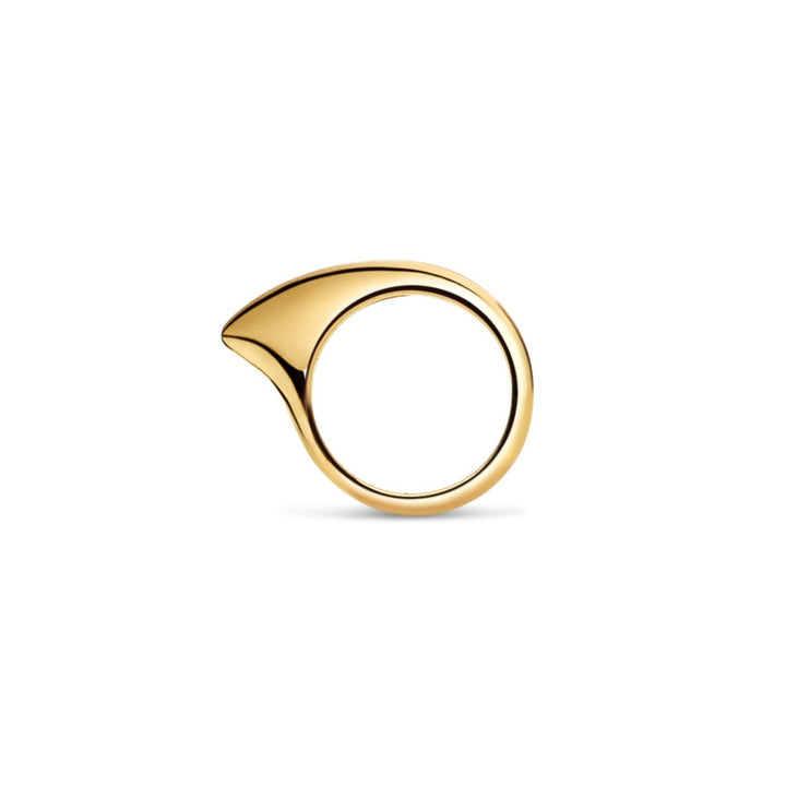 Small Crescent Ring 18K