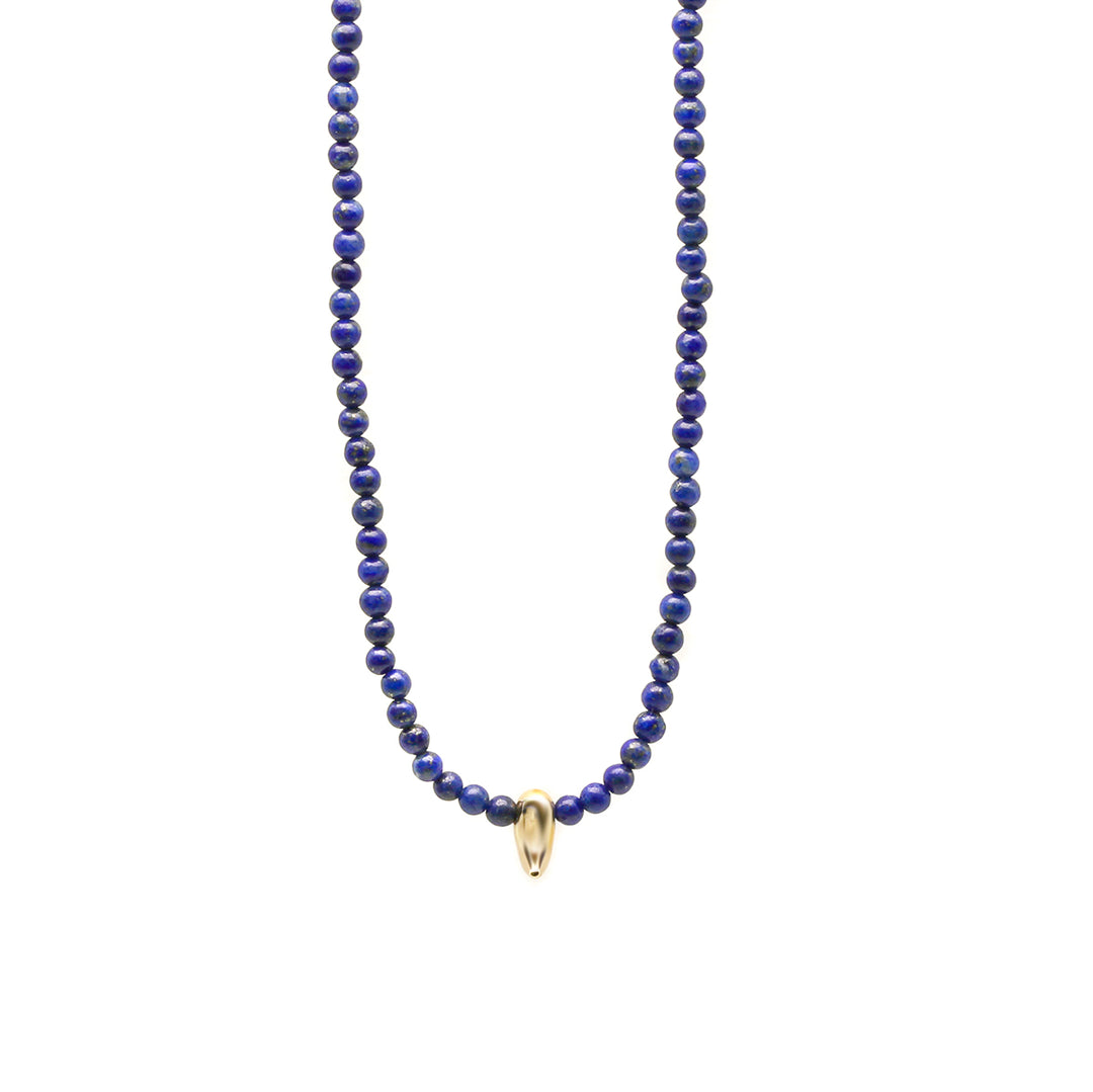 XSmall Eager Seed beaded Necklace 18K